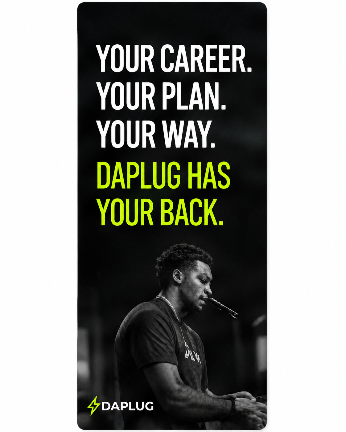 DaPlug campaign: your career, your plan